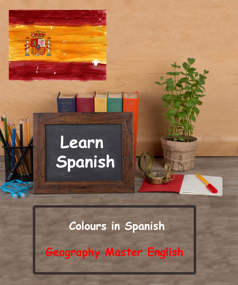 Colours in Spanish-Geography Master English